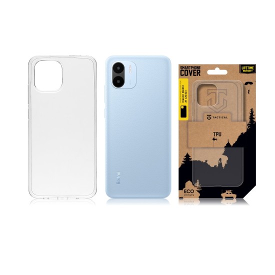 Tactical TPU Back Case priekš Xiaomi Redmi A1 / A2 - Caurspīdīgs - silikona aizmugures apvalks / bampers-vāciņš