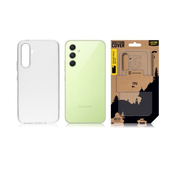 Tactical TPU Back Case priekš Samsung Galaxy A54 5G A546 - Caurspīdīgs - silikona aizmugures apvalks / bampers-vāciņš