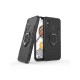 Defender Armor Back Case with Ring priekš Xiaomi Poco M5 - Melns - triecienizturīgs silikona aizmugures apvalks ar gredzenu / bampers-vāciņš