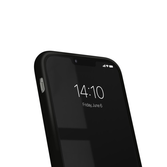 iDeal of Sweden Silicone SI23 Back Case priekš Apple iPhone 12 / 12 Pro - Black - silikona aizmugures apvalks / bampers-vāciņš