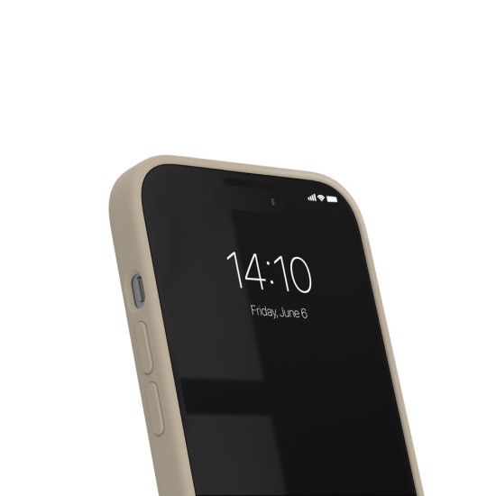iDeal of Sweden Silicone SI23 Back Case priekš Apple iPhone 14 Pro - Beige - silikona aizmugures apvalks / bampers-vāciņš