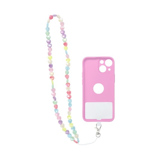 Pixie Pendant for the Phone / lenght 68cm - Sirsniņas - Kakla lente no plastmasas pērlītēm