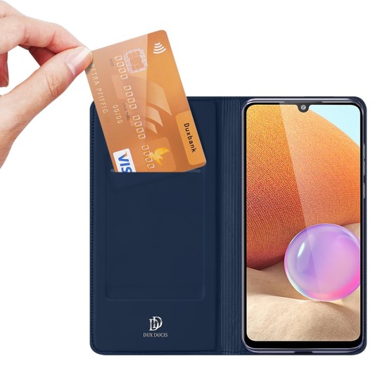 Dux Ducis Skin Pro series priekš Samsung Galaxy A54 5G A546 - Tumši Zils - sāniski atverams maciņš ar magnētu un stendu