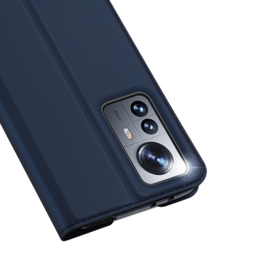 Dux Ducis Skin Pro series priekš Xiaomi Mi 10 Lite 5G - Tumši Zils - sāniski atverams maciņš ar magnētu un stendu
