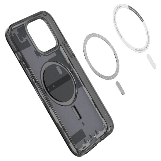 Spigen Ultra Hybrid Back Case priekš Apple iPhone 14 Pro Max - Zero One - triecienizturīgs silikona-plastikāta aizmugures apvalks / bampers-vāciņš