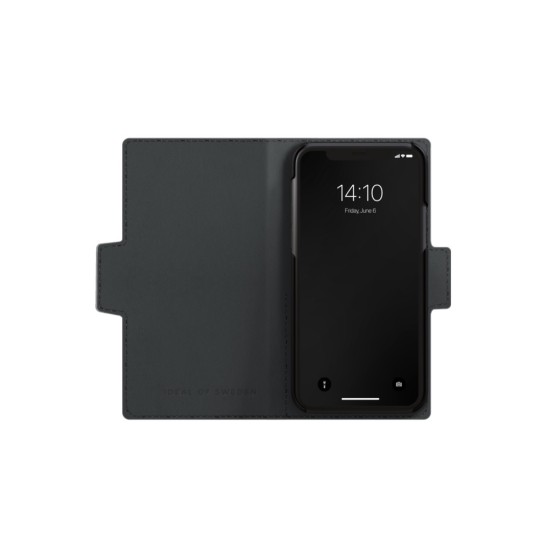 iDeal of Sweden Atelier AW21 Wallet Case priekš Apple iPhone 12 mini - Intense Khaki - mākslīgās ādas sāniski atverams maciņš ar bamperu uz magnēta