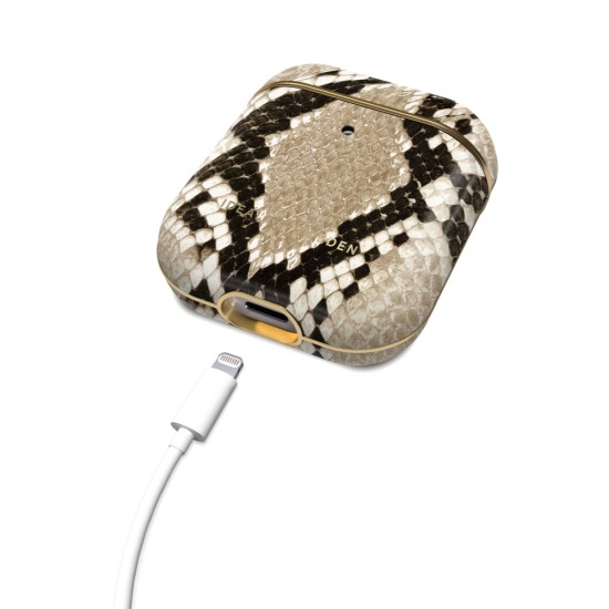 iDeal of Sweden Fashion Case priekš Apple Airpods - Sahara Snake - plastikāta apvalks bezvadu austiņu lādēšanas ierīcei