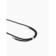 iDeal of Sweden Ordinary Necklace AW21 Back Case priekš Samsung Galaxy S21 G991 - Ultra Black - plastikāta aizmugures apvalks ar auklu / bampers-vāciņš