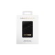 iDeal of Sweden Atelier AW21 Magnetic Card Holder - Embossed Black - mākslīgās ādas kredītkaršu turētājs ar magnētu