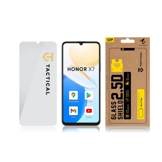 Tactical 2.5D Tempered Glass screen protector priekš Huawei Honor X7 - Ekrāna Aizsargstikls / Bruņota Stikla Aizsargplēve