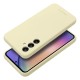 RoarKorea Cloud-Skin Silicone Case (Microfiber Soft Touch) priekš Samsung Galaxy A54 5G A546 - Gaiši Dzeltens - silikona aizmugures apvalks / bampers-vāciņš