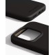 iDeal of Sweden Silicone MagSafe Back Case priekš Apple iPhone 15 Pro - Black - silikona aizmugures apvalks / bampers-vāciņš