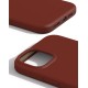 iDeal of Sweden Silicone MagSafe Back Case priekš Apple iPhone 15 Plus - Dark Amber - silikona aizmugures apvalks / bampers-vāciņš