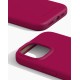 iDeal of Sweden Silicone MagSafe Back Case priekš Apple iPhone 15 - Magenta - silikona aizmugures apvalks / bampers-vāciņš