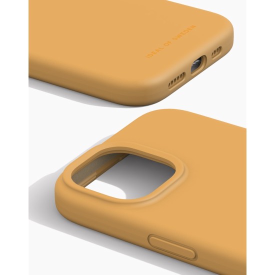 iDeal of Sweden Silicone MagSafe Back Case priekš Apple iPhone 15 - Apricot - silikona aizmugures apvalks / bampers-vāciņš
