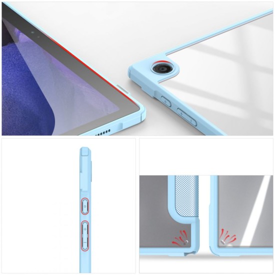 Dux Ducis Toby series priekš Samsung Galaxy Tab S9 X710 / X716 - Gaiši Zils - sāniski atverams maciņš ar magnētu un stendu