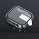 Bestsuit Case with Tempered Glass priekš Apple Watch 7 / 8 / 9 (45mm) - Caurspīdīgs - plastikāta apvalks viedpulksteņiem ar aizsargstiklu