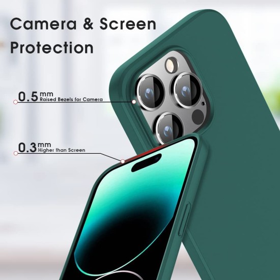 X-Level Guardian Series Frosted TPU Case priekš Samsung Galaxy S23 FE S711 - Tumši Zaļš - matēts silikona aizmugures apvalks / bampers-vāciņš