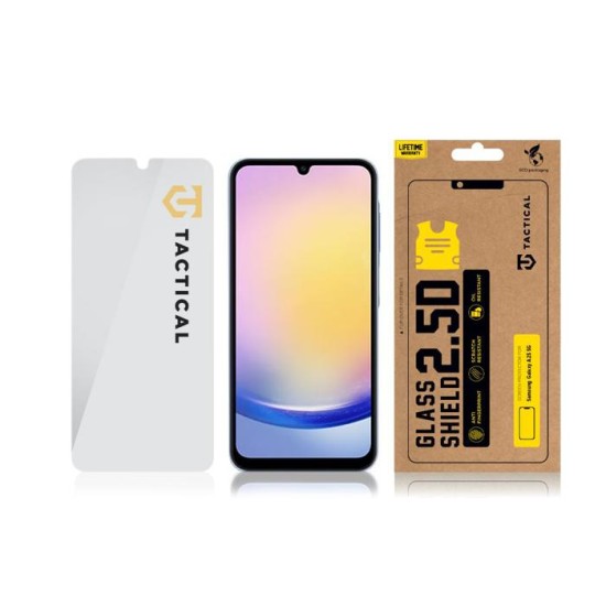 Tactical 2.5D Tempered Glass screen protector priekš Samsung Galaxy A05s A057G - Ekrāna Aizsargstikls / Bruņota Stikla Aizsargplēve