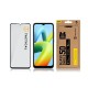 Tactical 5D Full Glue Tempered Glass screen protector priekš Huawei Honor X7a - Melns - Ekrāna Aizsargstikls / Bruņota Stikla Aizsargplēve