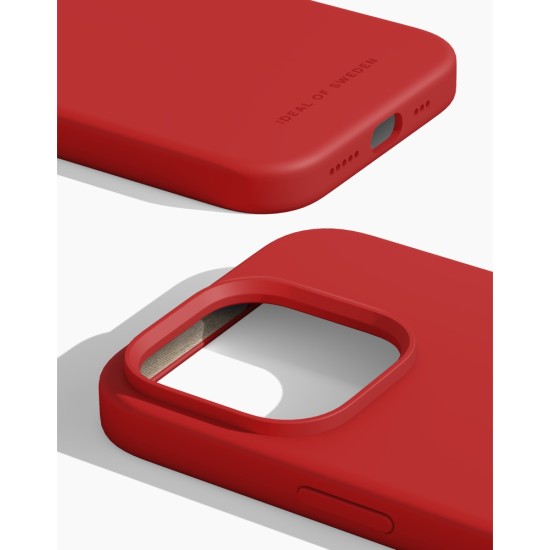 iDeal of Sweden Silicone MagSafe Back Case priekš Apple iPhone 14 Pro - Red - silikona aizmugures apvalks / bampers-vāciņš