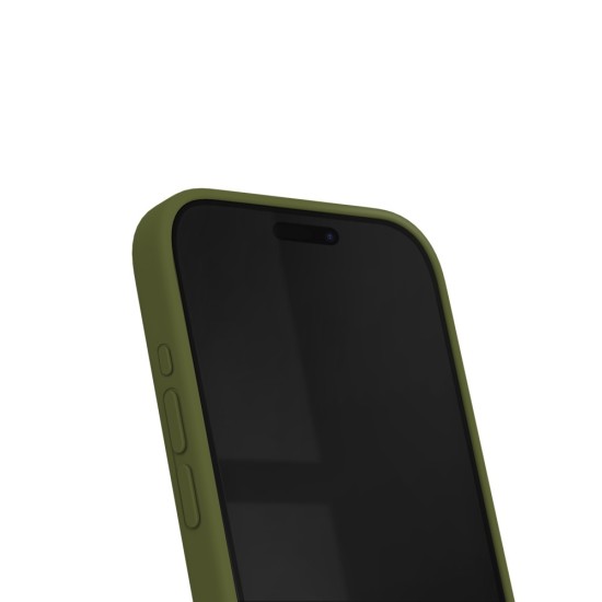 iDeal of Sweden Silicone SI23 Back Case priekš Apple iPhone 15 Pro Max - Khaki - silikona aizmugures apvalks / bampers-vāciņš