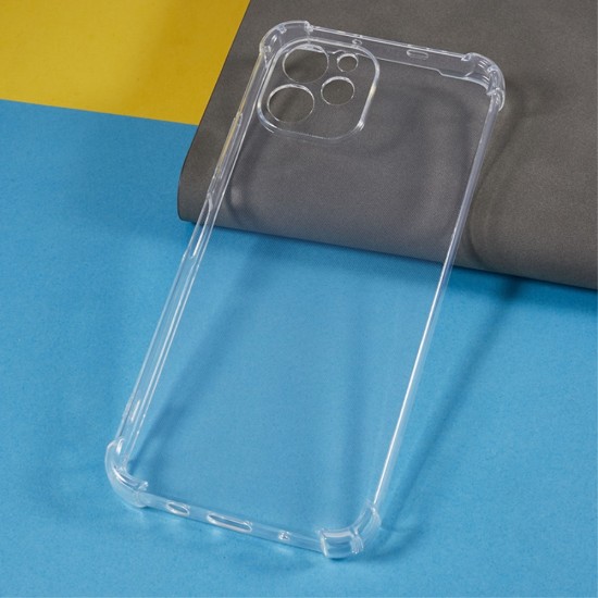 Shockproof TPU Back Case priekš Huawei Nova Y61 - Caurspīdīgs - silikona aizmugures apvalks / bampers-vāciņš