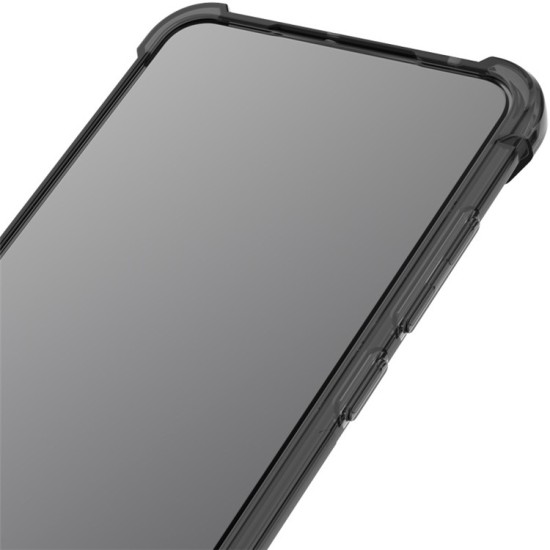 Imak Anti-Shock TPU Back Case priekš Huawei P60 / P60 Pro - Caurspīdīgs Melns - triecienizturīgs silikona aizmugures apvalks / bampers-vāciņš