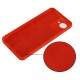 Liquid Silicone Shockproof Back Case with Strap для Huawei Honor 90 Lite 5G - Красный - силиконовая накладка с шнурком / бампер-крышка