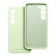 Roar Cloud-Skin Silicone Case (Microfiber Soft Touch) priekš Apple Iphone 15 - Gaiši Zaļš - matēts silikona aizmugures apvalks (bampers vāciņš)