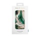 iDeal of Sweden Fashion AW18 Back Case priekš Apple iPhone XR - Golden Jade Marble - plastikāta aizmugures apvalks ar iebūvētu metālisku plāksni / bampers-vāciņš