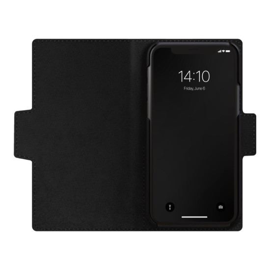 iDeal of Sweden Unity AW20 Wallet Case priekš Samsung Galaxy S21 G991 - Metal Woods - mākslīgās ādas sāniski atverams maciņš ar bamperu uz magnēta