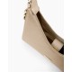 iDeal of Sweden SS22 Jolie Curve-Cut Shoulder Bag - Fudge Croco - sieviešu rokassoma / pleca soma