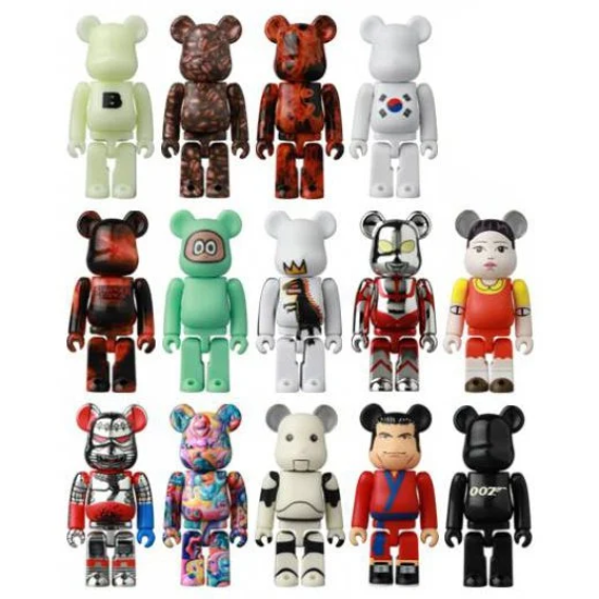 100% Bearbrick Blindbox series 44 by Medicom Toys - ABS plastmasas figūriņa