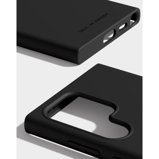 iDeal of Sweden Silicone MagSafe Back Case priekš Samsung Galaxy S24 Ultra 5G S928 - Black - silikona aizmugures apvalks / bampers-vāciņš