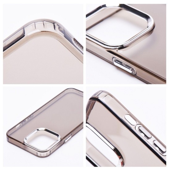 Pearl Back Case priekš Apple iPhone 15 Pro - Melns - silikona aizmugures apvalks / bampers-vāciņš