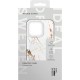 iDeal of Sweden Fashion Back Case priekš Apple iPhone 16 Pro - Carrara Gold - plastikāta aizmugures apvalks ar iebūvētu metālisku plāksni / bampers-vāciņš