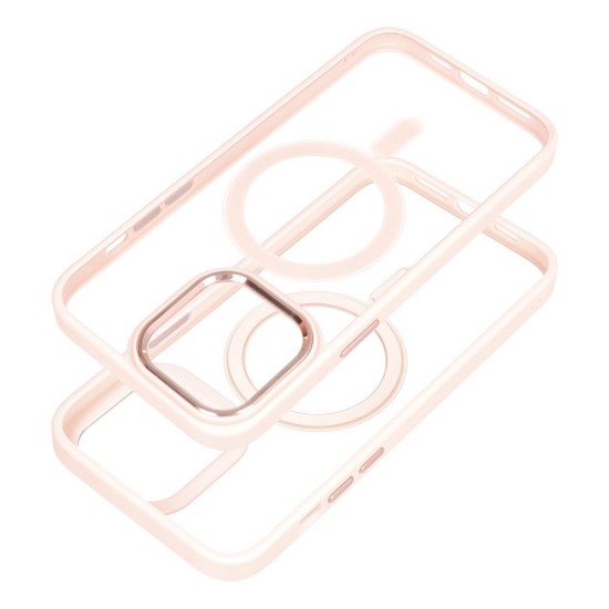 Color Edge MagSafe Back Case priekš Apple iPhone 16 Plus - Rozā - silikona-plastikāta aizmugures apvalks / bampers-vāciņš