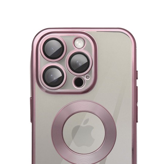 Glam Case priekš Apple iPhone 16 Pro Max - Rozā Zelts - silikona aizmugures apvalks / bampers-vāciņš