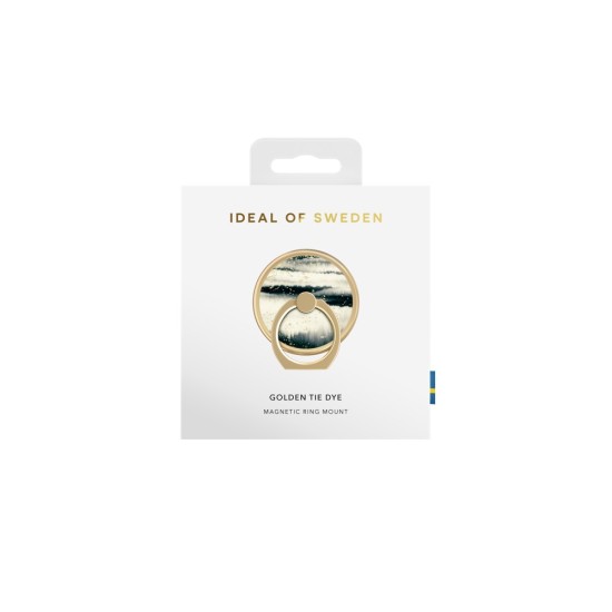 iDeal of Sweden Magnetic Ring Mount - Golden Tie Dye - Universāls magnētisks gredzens-turētājs telefonam