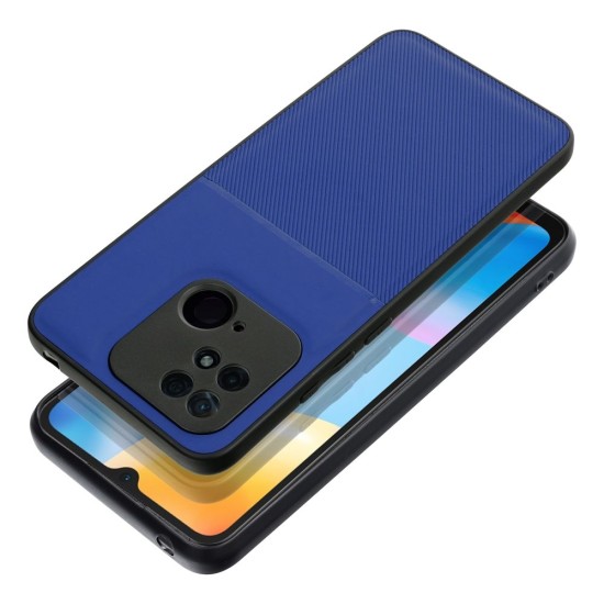 Forcell Noble Back Case priekš Xiaomi Mi 11 Lite / 11 Lite 5G NE - Zils - mākslīgās ādas aizmugures apvalks ar iebūvētu metālisku plāksni / bampers-vāciņš