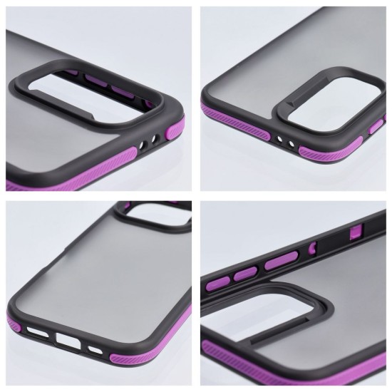 Neo Back Case priekš Samsung Galaxy A16 4G A165 / A16 4G A165 - Caurspīdīgs / Violets - silikona-plastikāta aizmugures apvalks / bampers-vāciņš