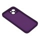 OEM Silicone Back Case (Microfiber Soft Touch) priekš Apple iPhone 16 - Tumši Violets - matēts silikona aizmugures apvalks