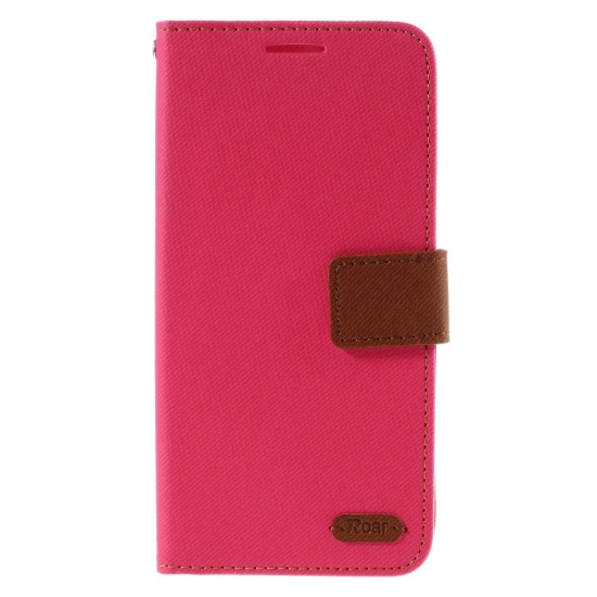 RoarKorea Simply Life Diary HTC One M9 - Rozā - sāniski atverams maciņš ar stendu (ādas maks, grāmatiņa, leather book wallet case cover stand)