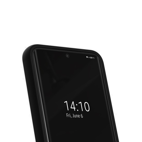 iDeal of Sweden Silicone Back Case priekš Samsung Galaxy S25 5G S931 / S24 5G S921 - Black - silikona aizmugures apvalks / bampers-vāciņš