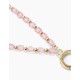 iDeal of Sweden Phone Wristlet Strap - Light Pink - metāliska rokas siksniņa ar pērlītēm