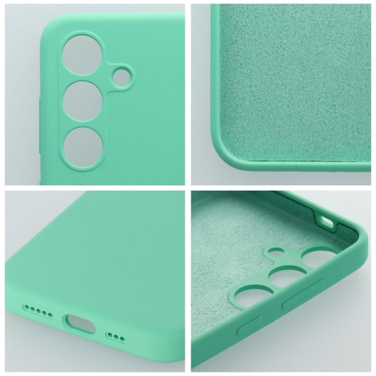 OEM Silicone Back Case (Microfiber Soft Touch) priekš Samsung Galaxy A54 5G A546 - Tirkīzs - matēts silikona aizmugures apvalks / bampers-vāciņš