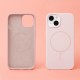 Silicone Thin Mag Case with MagSafe priekš Apple iPhone 16 Plus - Gaiši Rozā - silikona aizmugures apvalks / bampers-vāciņš