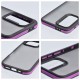 Neo Back Case priekš Apple iPhone 16e - Caurspīdīgs / Violets - silikona-plastikāta aizmugures apvalks / bampers-vāciņš