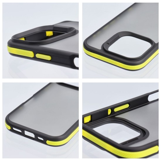 Neo Back Case priekš Apple iPhone 16e - Caurspīdīgs / Dzeltens - silikona-plastikāta aizmugures apvalks / bampers-vāciņš